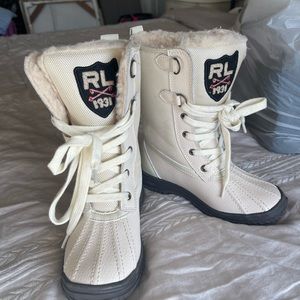 Girls, Ralph Lauren snow boots size 12 1/2 new